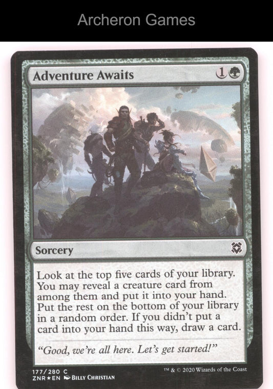 Adventure Awaits 177 C MTG Card Zendikar Rising