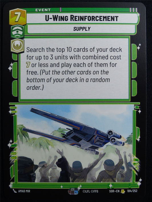 U-Wing Reinforcement 104/252 - Star Wars Unlimited Card #4VQ