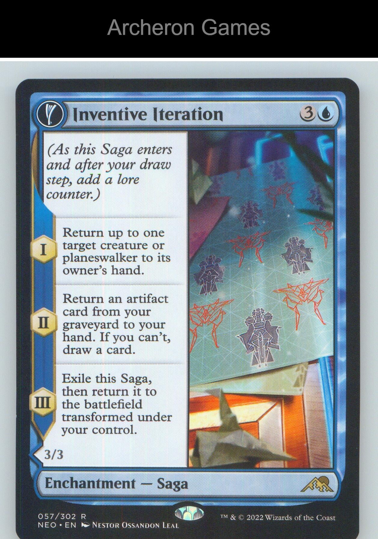 Inventive Iteration NEO 57 R MTG Card NM/EX+
