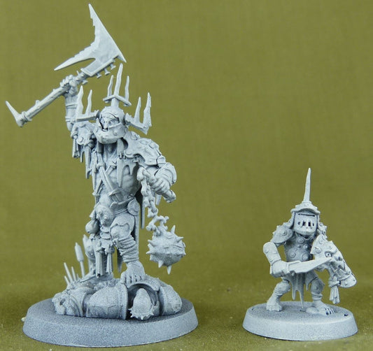 Killa Boss and Stab Grot - Orukk Warclans - Warhammer AoS 40k #1K