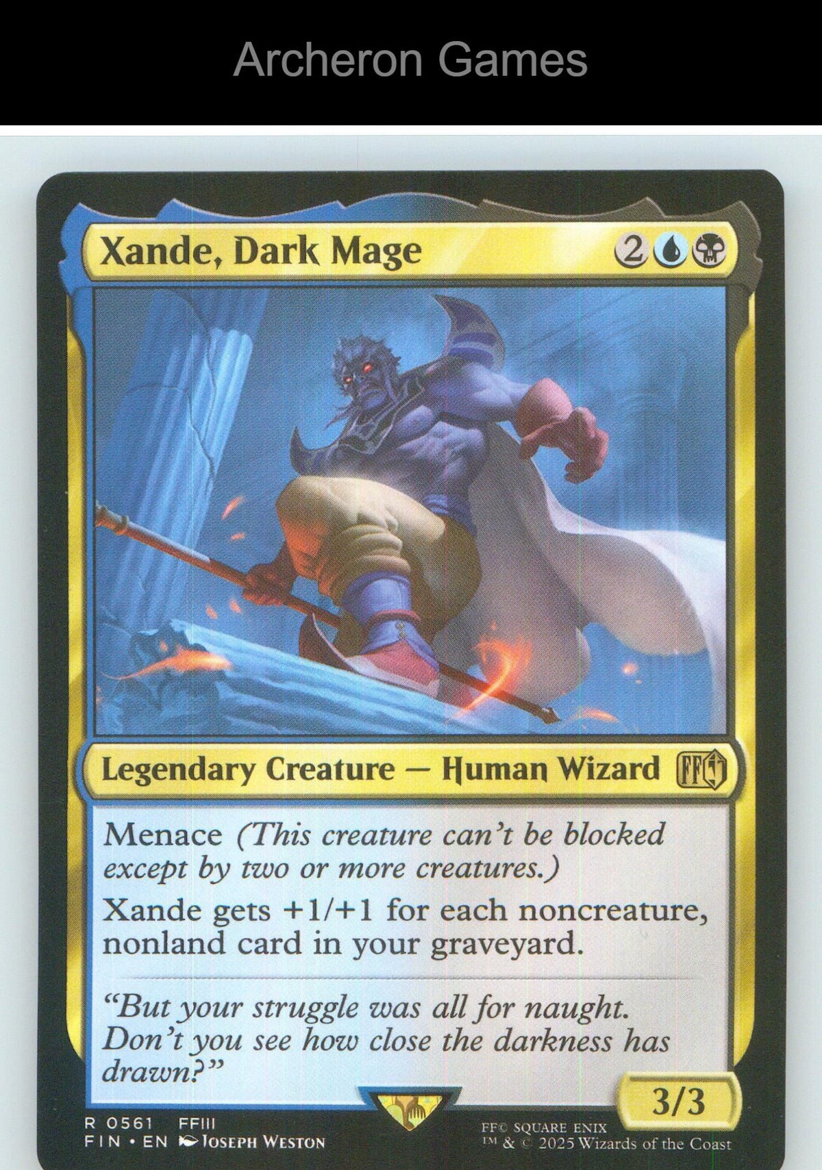Xande, Dark Mage FIN 561 R MTG Card NM/EX+