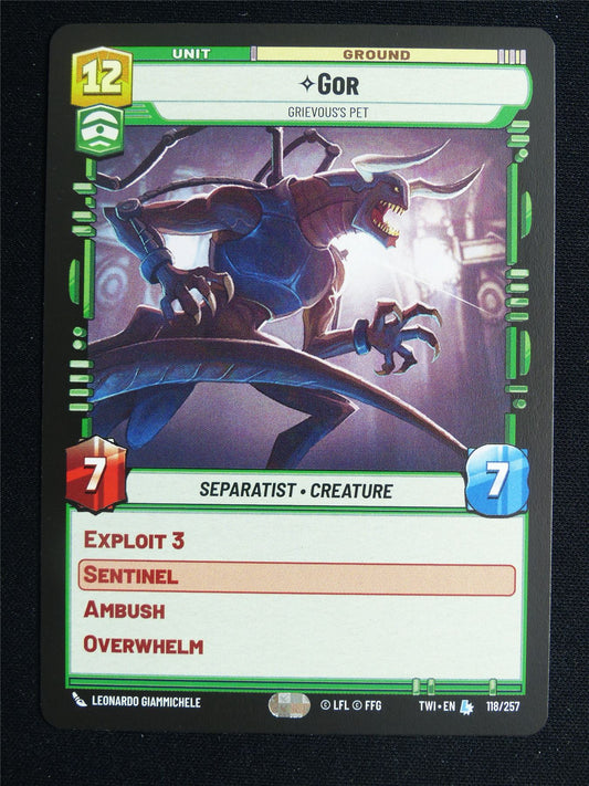 Gor 118/257 - Star Wars Unlimited Card #3UV