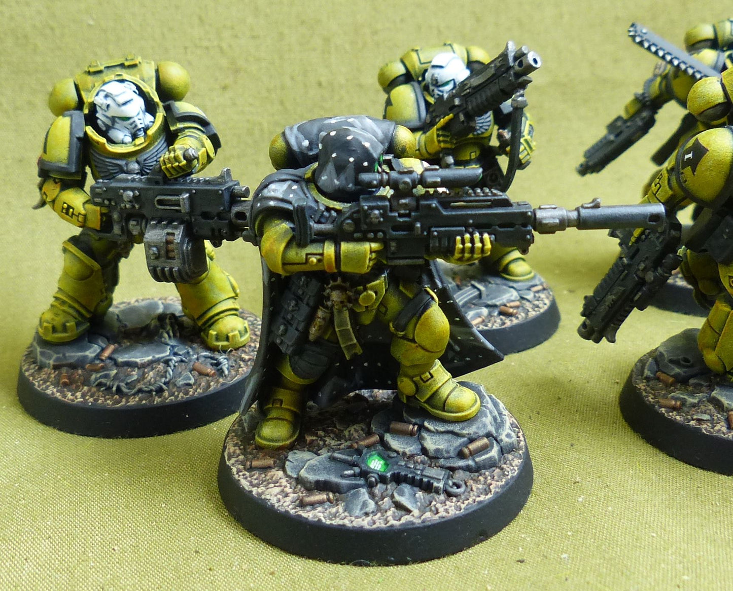 Angels of Death Kill Team painted - Imperial Fist - Warhammer 40K #4Y0
