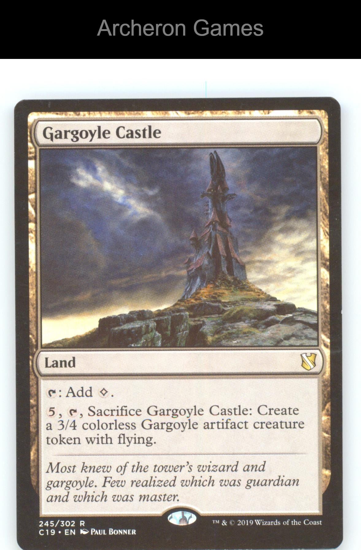 Gargoyle Castle C19 245 R MTG Card NM/EX+
