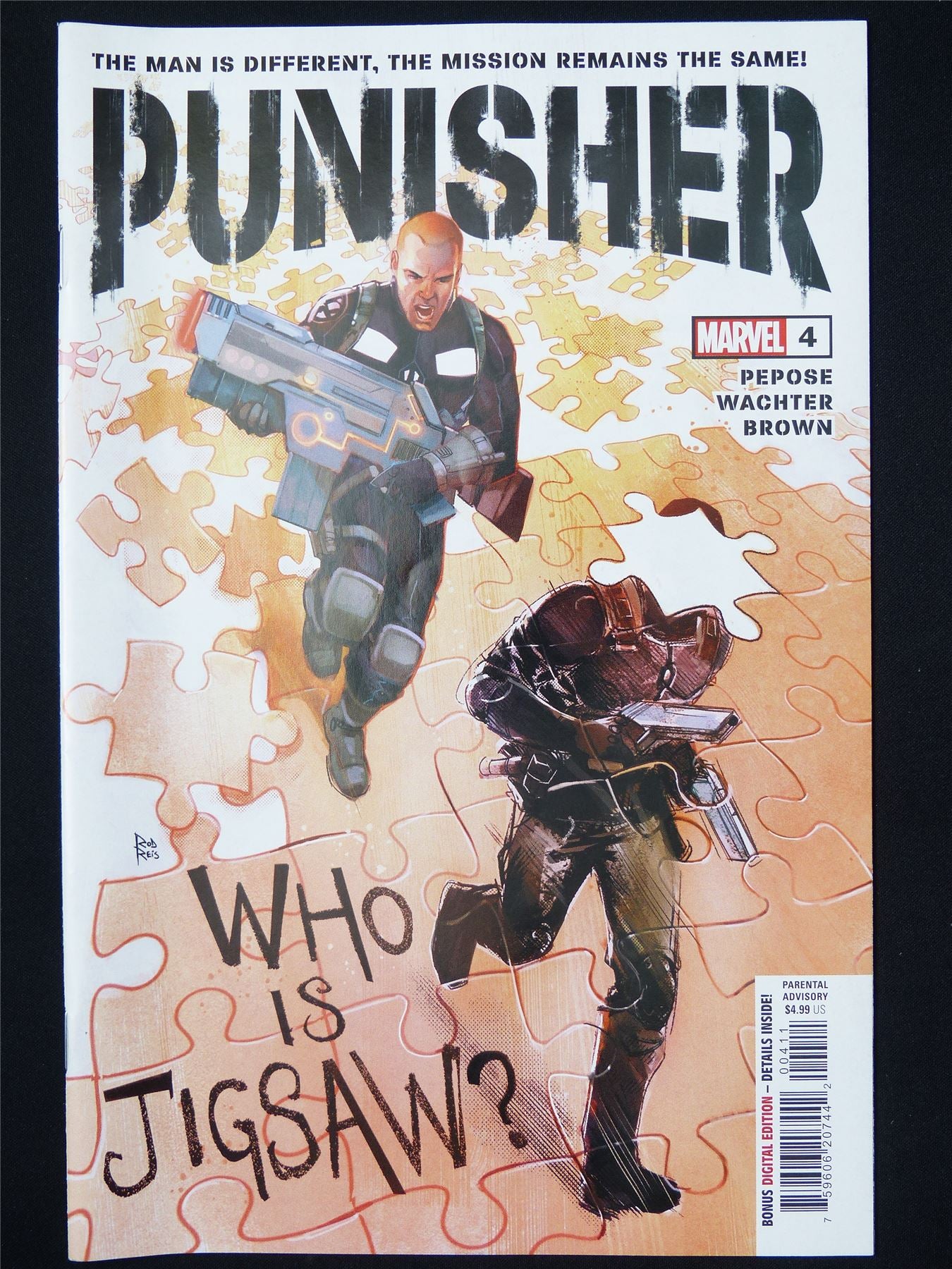 PUNISHER #4 - B&B Marvel Comic #8KY