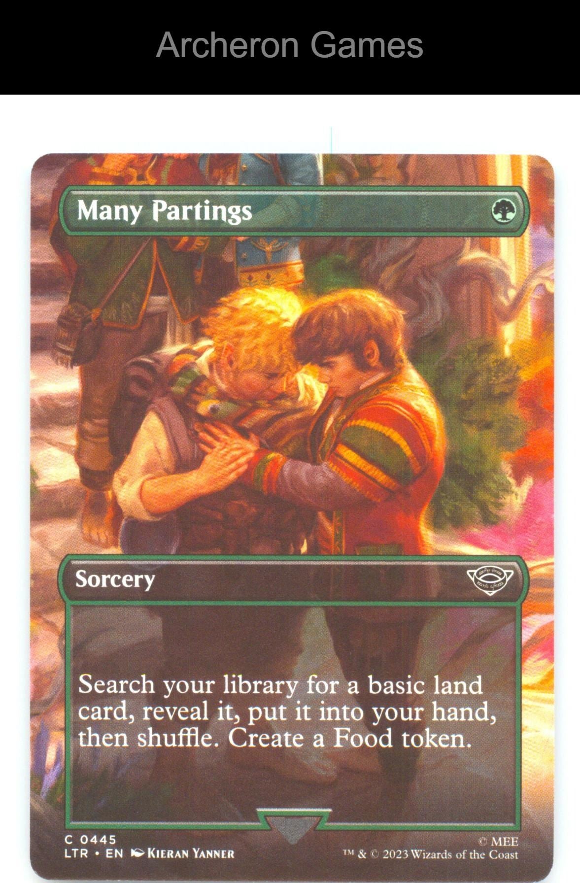 Many Partings (Borderless) LTR 445 C MTG Card NM/EX+