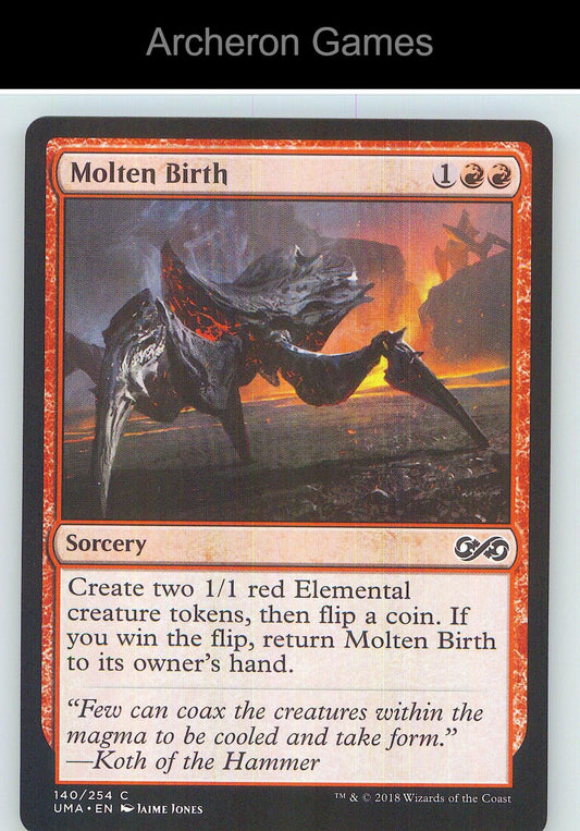 Molten Birth UMA 140 C MTG Card NM/EX+