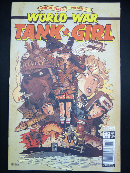 World War TANK Girl #4 - Titan Comic #5UD