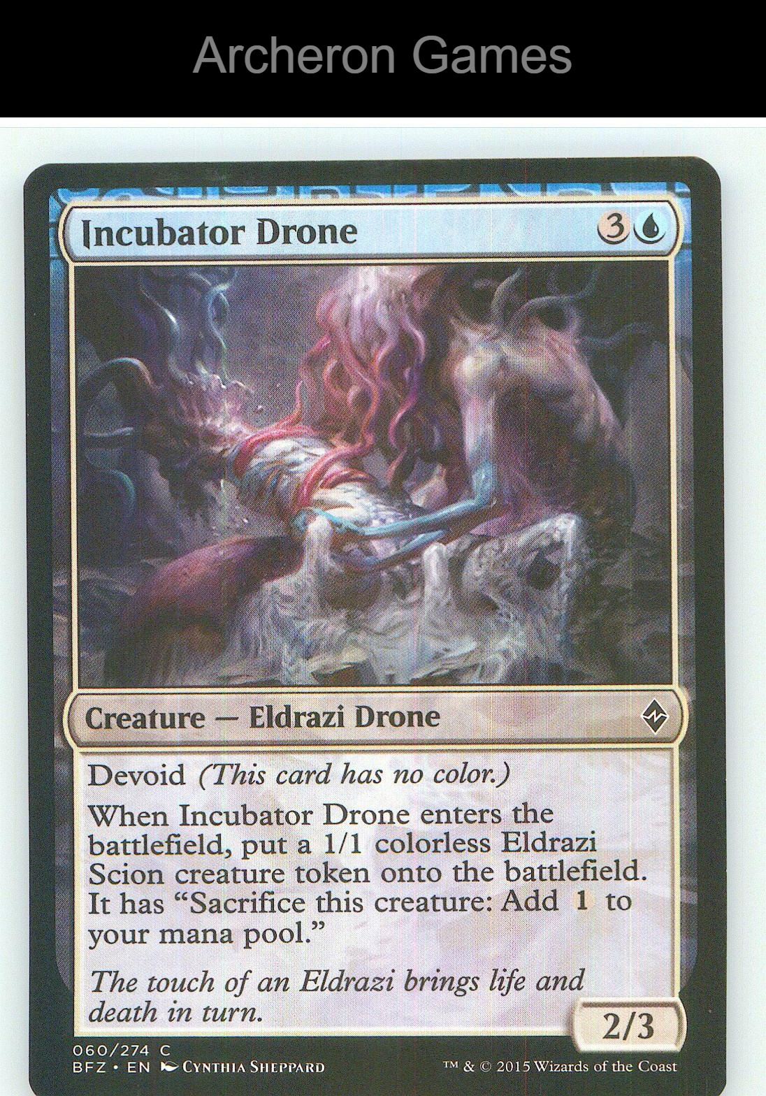 Incubator Drone BFZ 60 C MTG Card NM/EX+