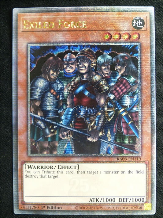 Exiled Force RA03 Quarter Century Rare - 1st ed Yugioh Card #4RB