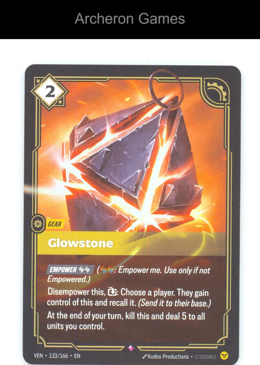 Glowstone VEN 133/166 R Vendetta Riftbound Card Foil