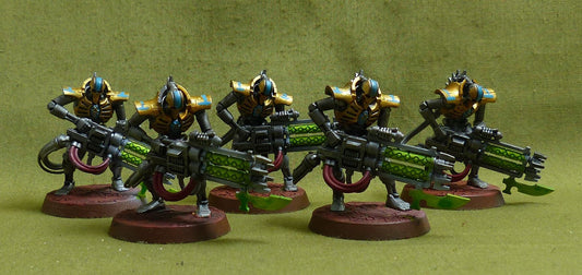 Immortals with Gauss Blasters painted - Necrons - Warhammer 40K #2D4