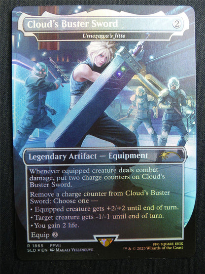 Cloud's Buster Sword/Umezawa's Jitte Borderless Foil - SLD - Mtg Card #3F8
