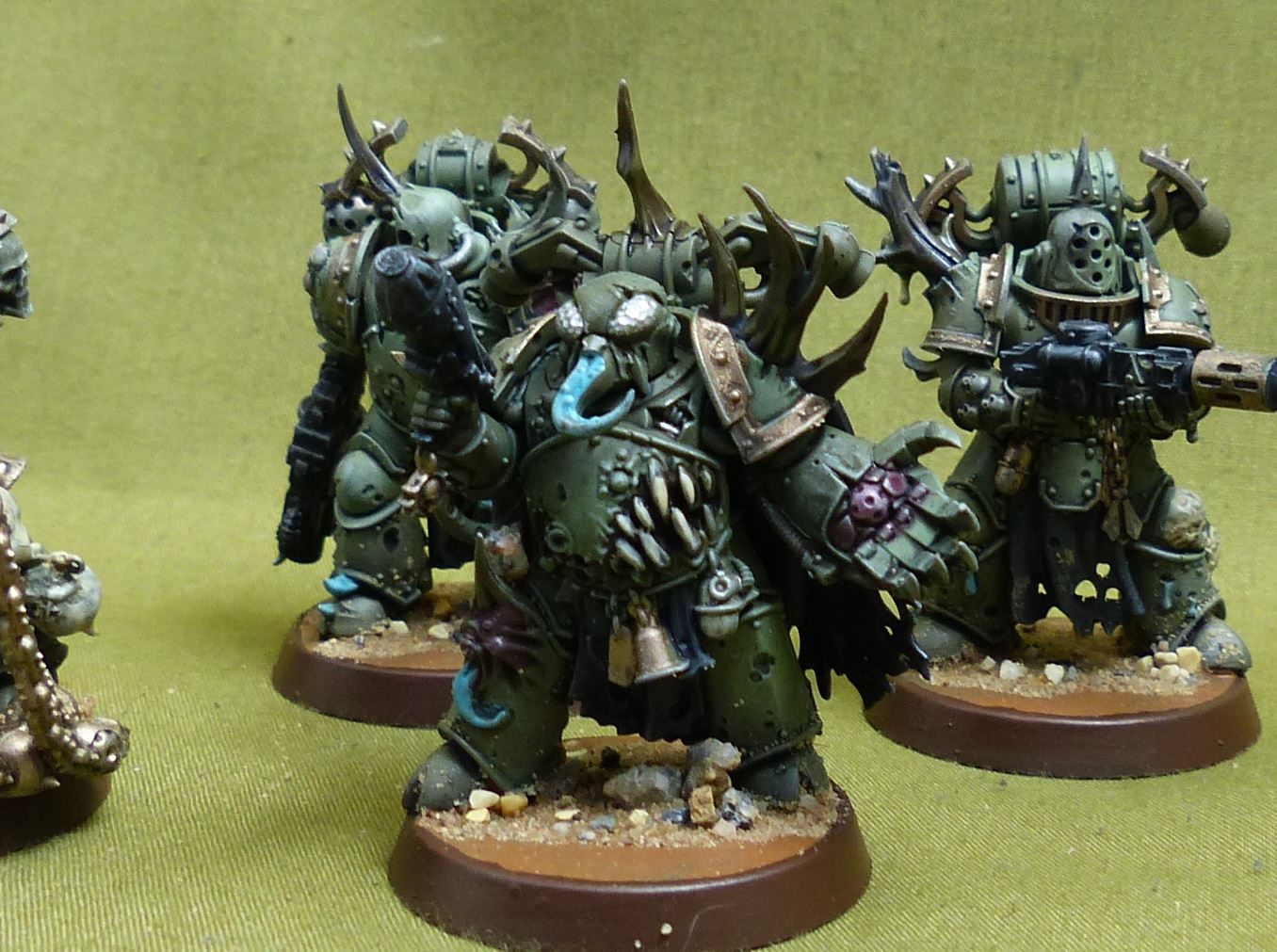 Plague Marines Painted - Death Guard - Warhammer 40K #3V6