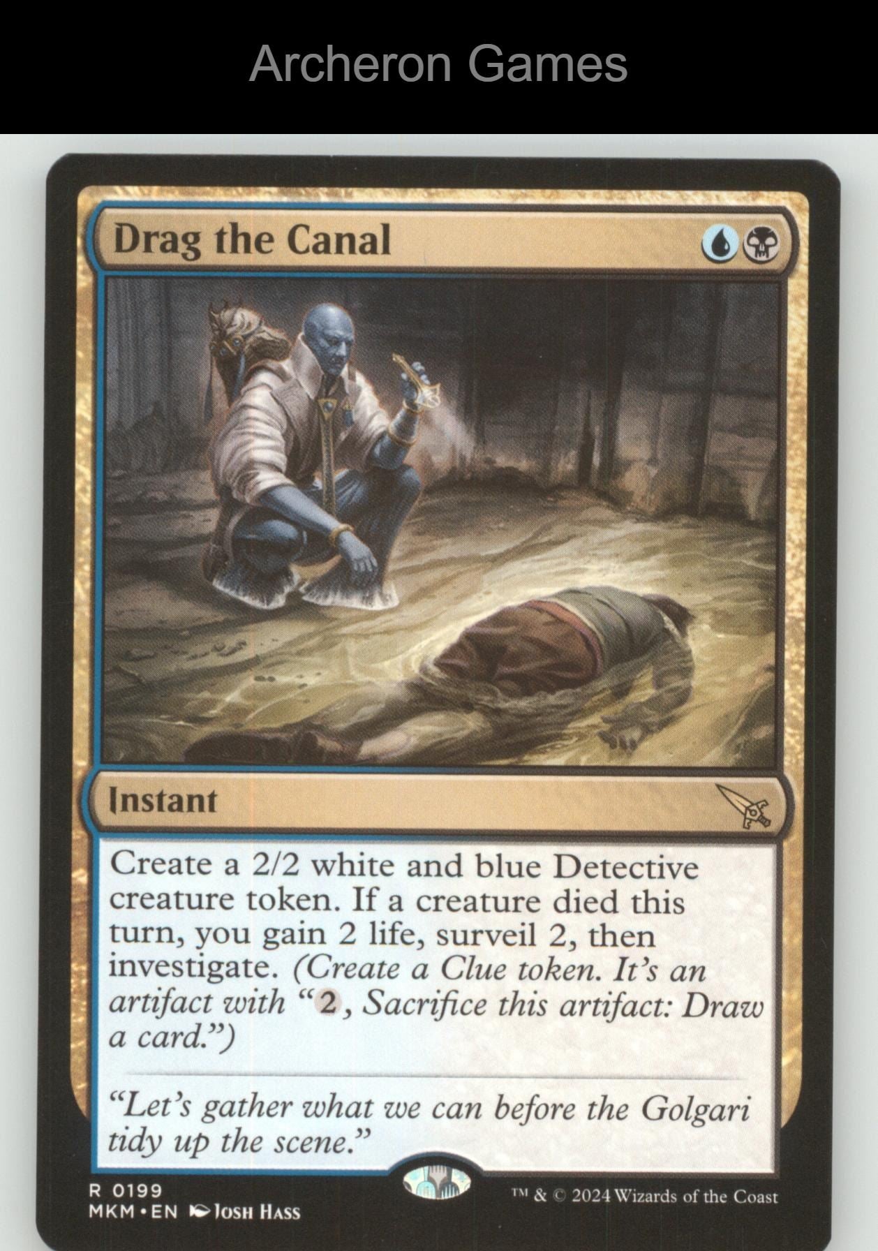 Drag the Canal 199 R MTG Card Promo Pack: Murders at Karlov Manor