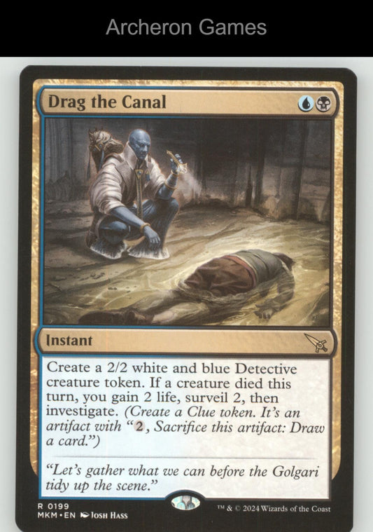 Drag the Canal 199 R MTG Card Promo Pack: Murders at Karlov Manor