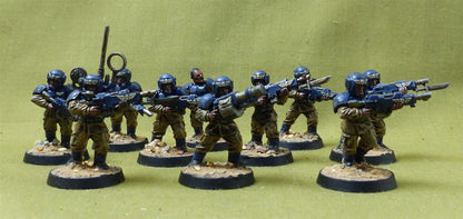 Cadian Shock Troops painted - Astra Militarum - Warhammer 40K #2Y0