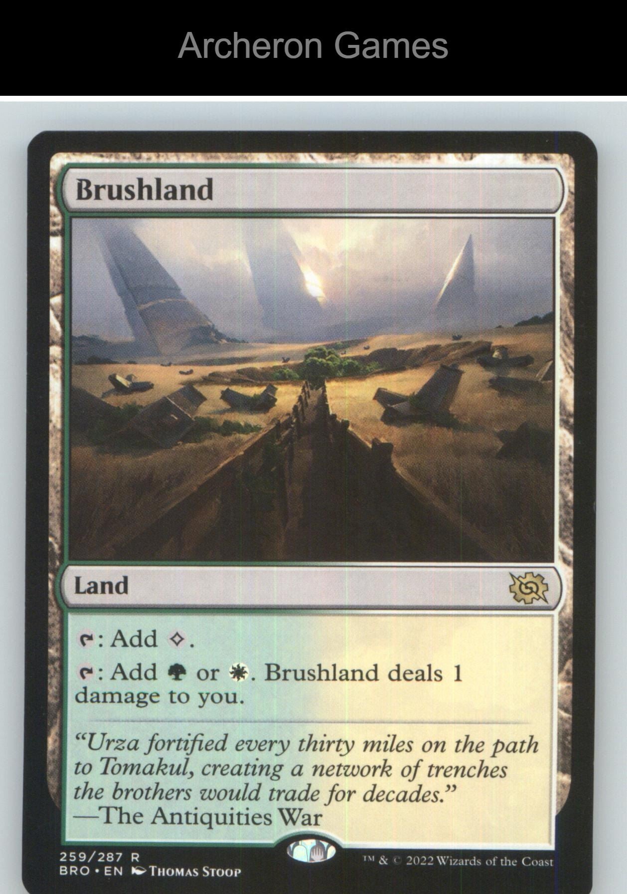 Brushland BRO 259 R MTG Card NM/EX+