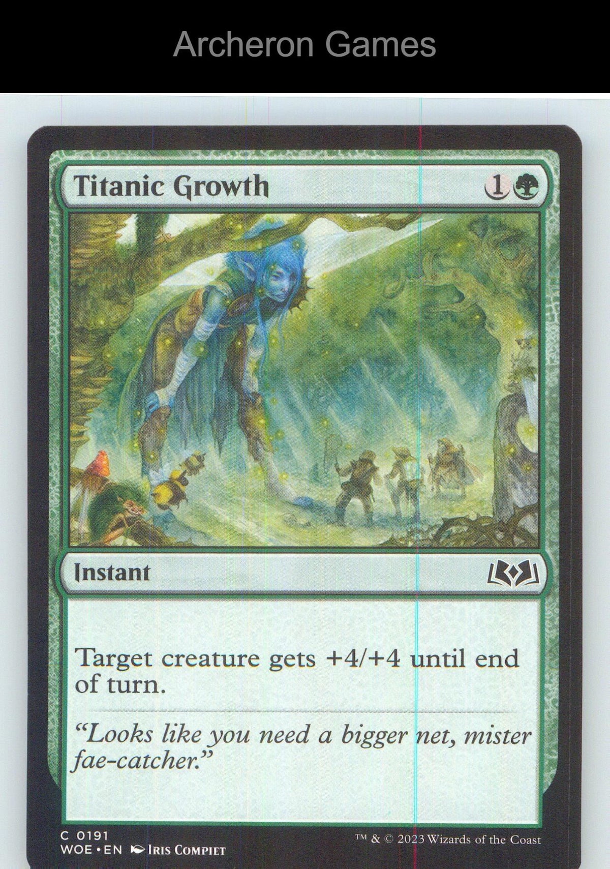 Titanic Growth WOE 191 C MTG Card NM/EX+