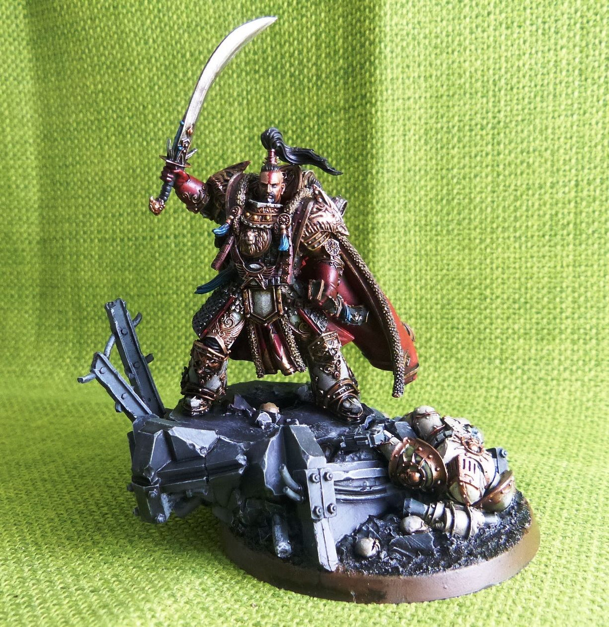 Forge World -Jaghatai Khan, Primarch of The White Scars Legion Painted - Warhammer AoS 40k #IF