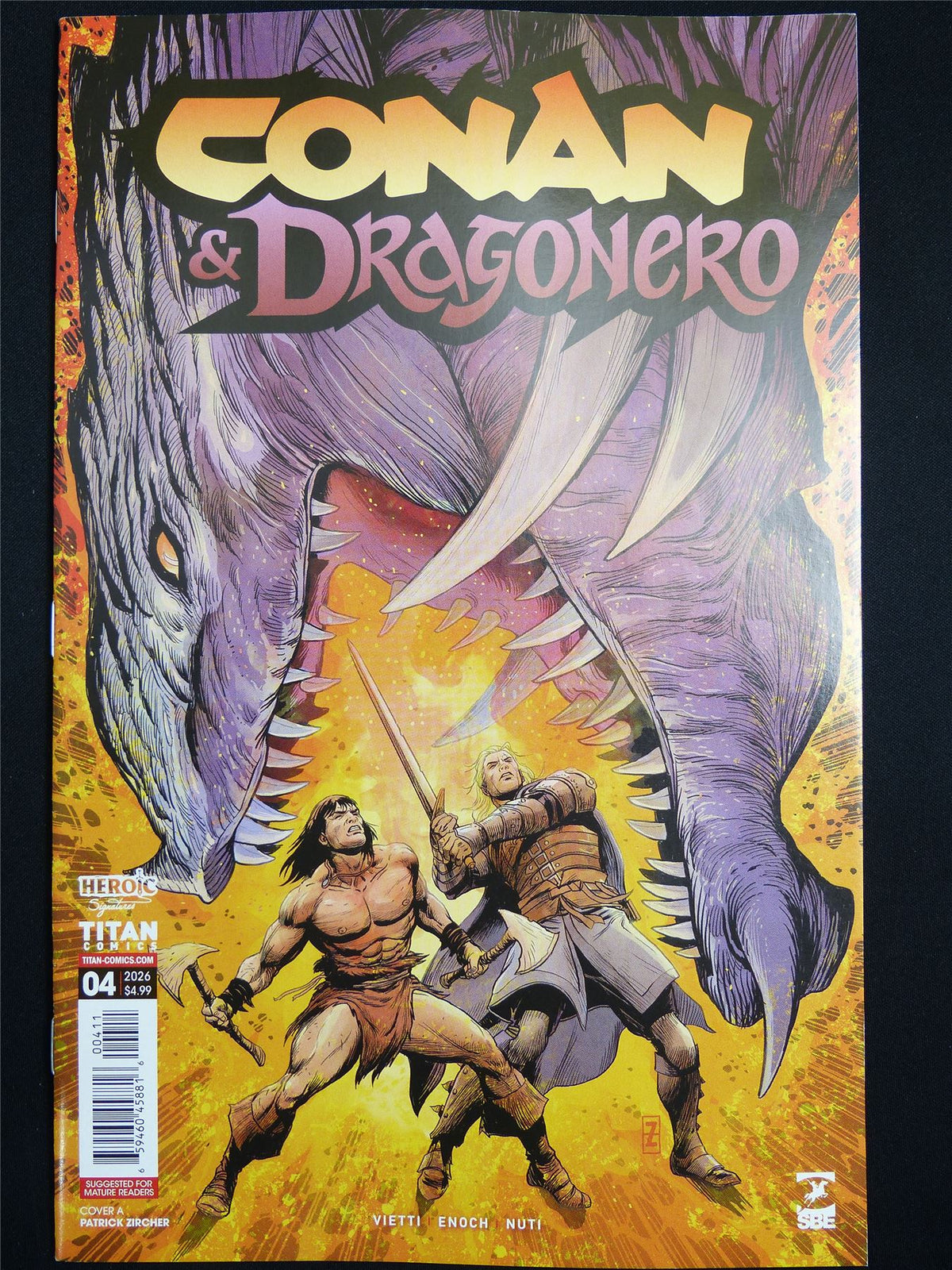 CONAN & Dragonero #4 Cvr A - Aug 2026 Titan Comic #35G
