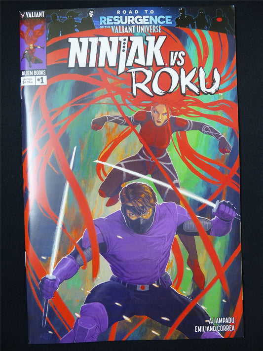 NINJAK vs Roku #1 - Jul 2024 Valiant Comic #2Z8