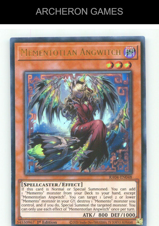 Mementotlan Angwitch (UR) UR YUGIOH Card 1st Edition