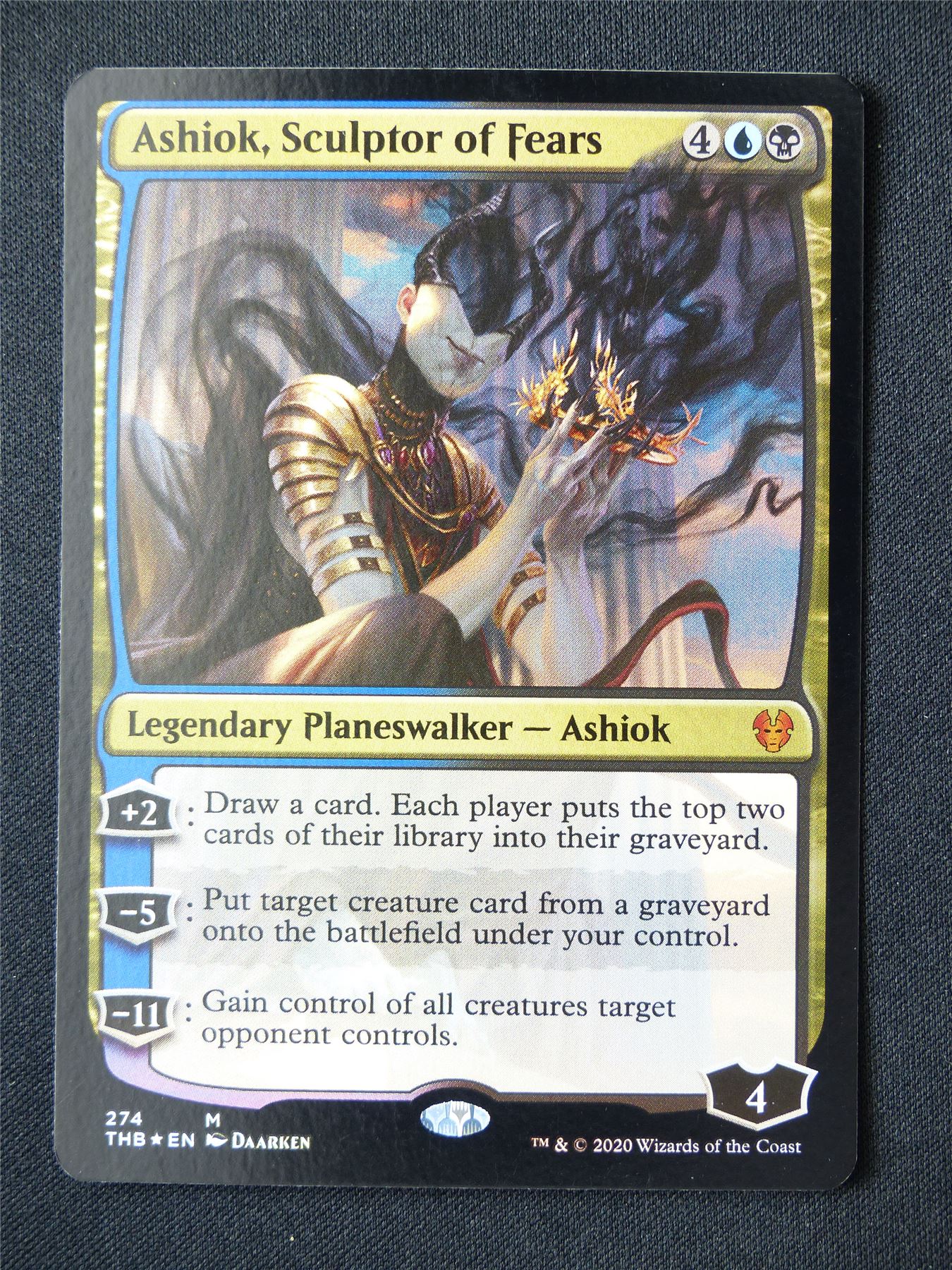Ashiok Sculptor of Fears Foil - THB - Mtg Card #2NF