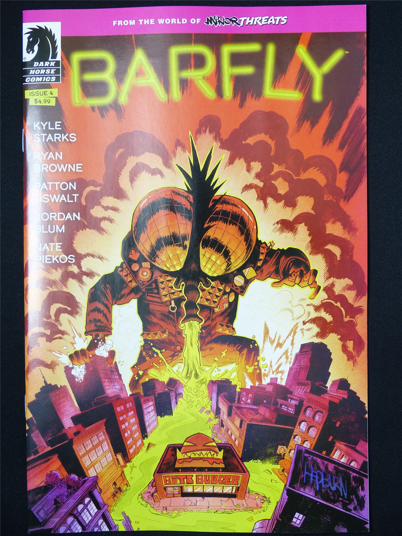 From the World of Minor Threats: BARFLY #4 - Dec 2024 Dark Horse Comic #65U