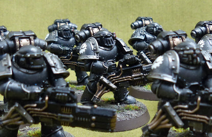 MKIII Tactical Squad set of 10 painted - Iron Hands - Warhammer Horus Heresy #2QG