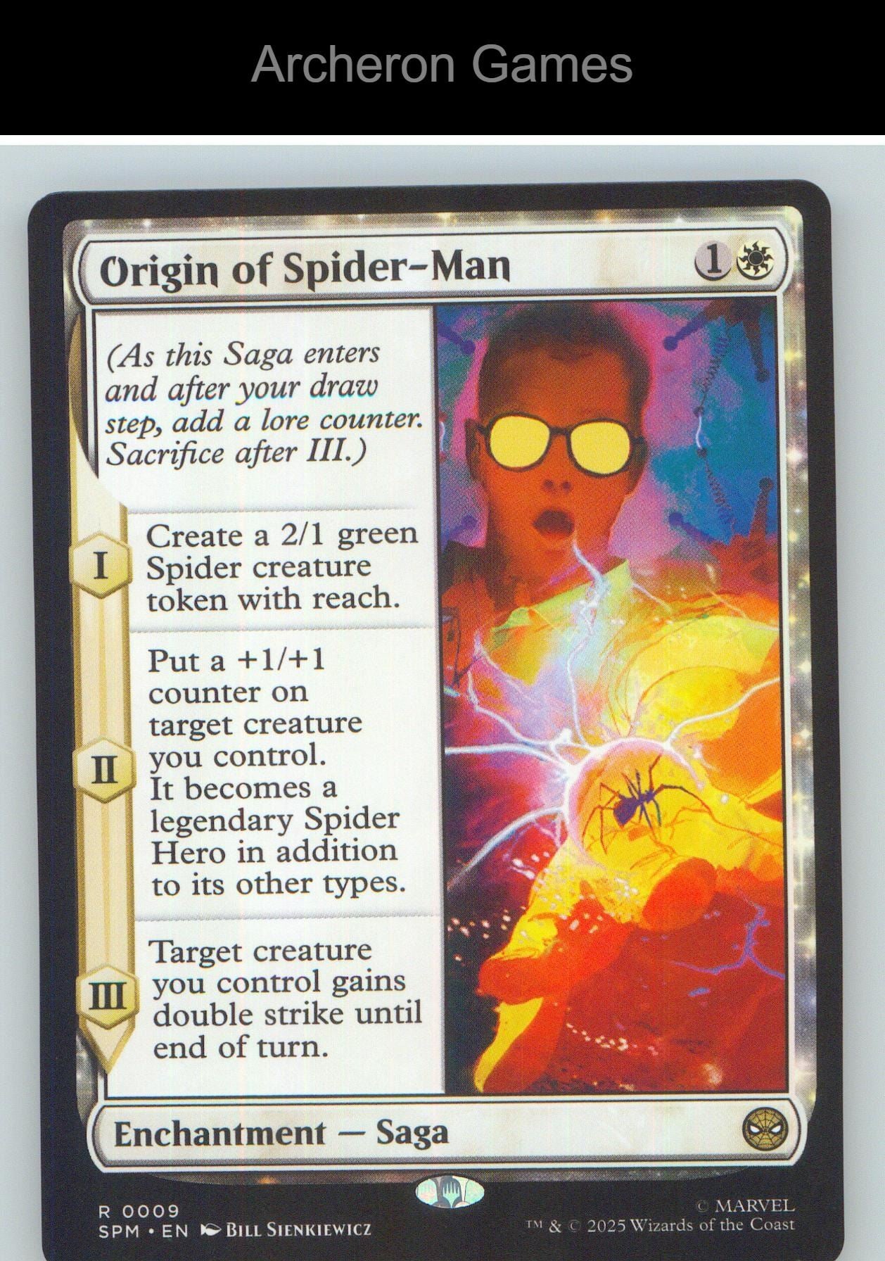 Origin of Spider-Man SPM 9 R MTG Card NM/EX+