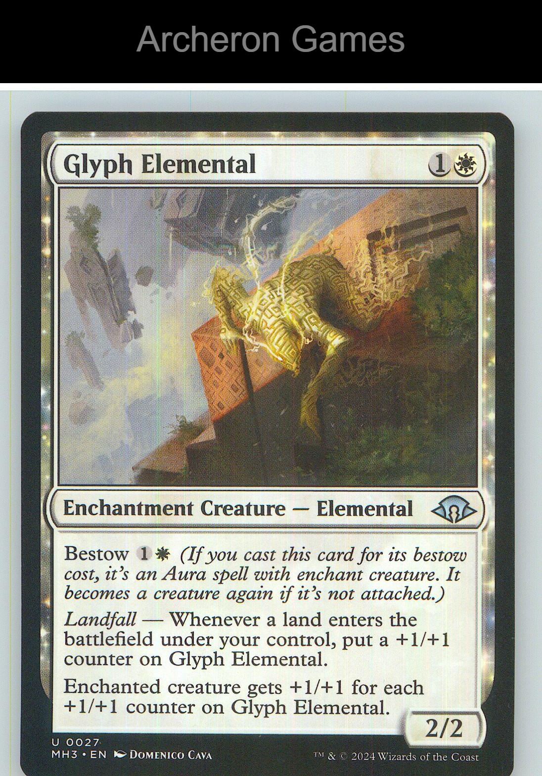 Glyph Elemental MH3 27 UC MTG Card NM/EX+