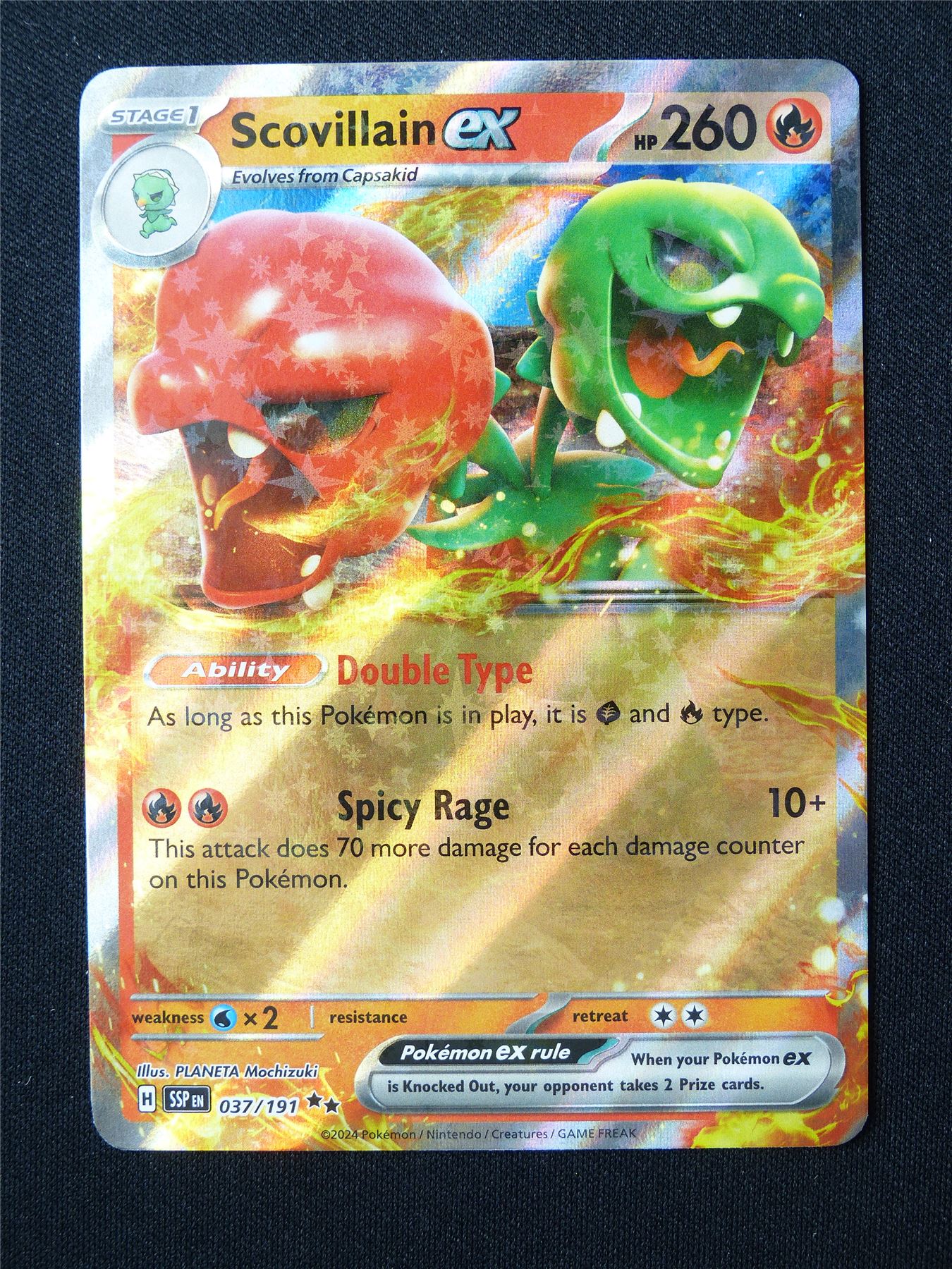 Scovillain EX 037/191 Holo - Pokemon Card #61M