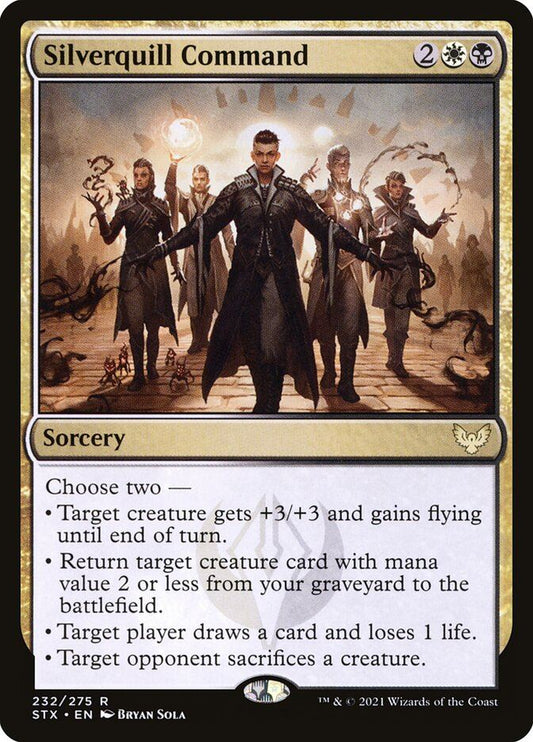 Mtg: STX : Silverquill Command -  - NM