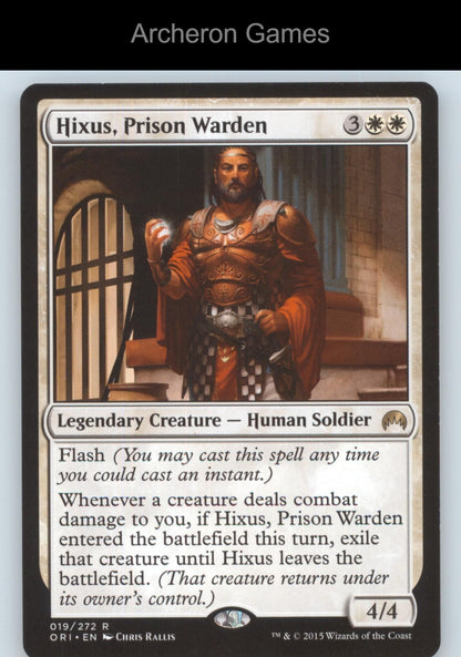 Hixus, Prison Warden 19 R MTG Card Magic Origins