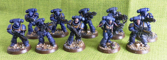 Intercessors Squad - Painted - Space Marines - Warhammer AoS 40k #HO