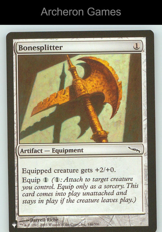 Bonesplitter MRD 146 C MTG Card NM/EX+