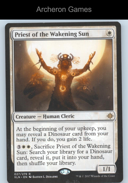 Priest of the Wakening Sun 27 R MTG Card Ixalan