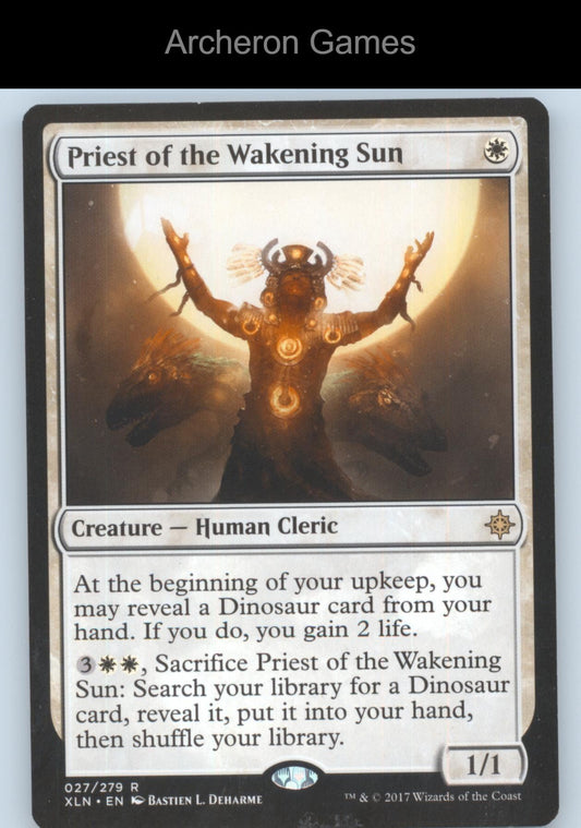 Priest of the Wakening Sun 27 R MTG Card Ixalan