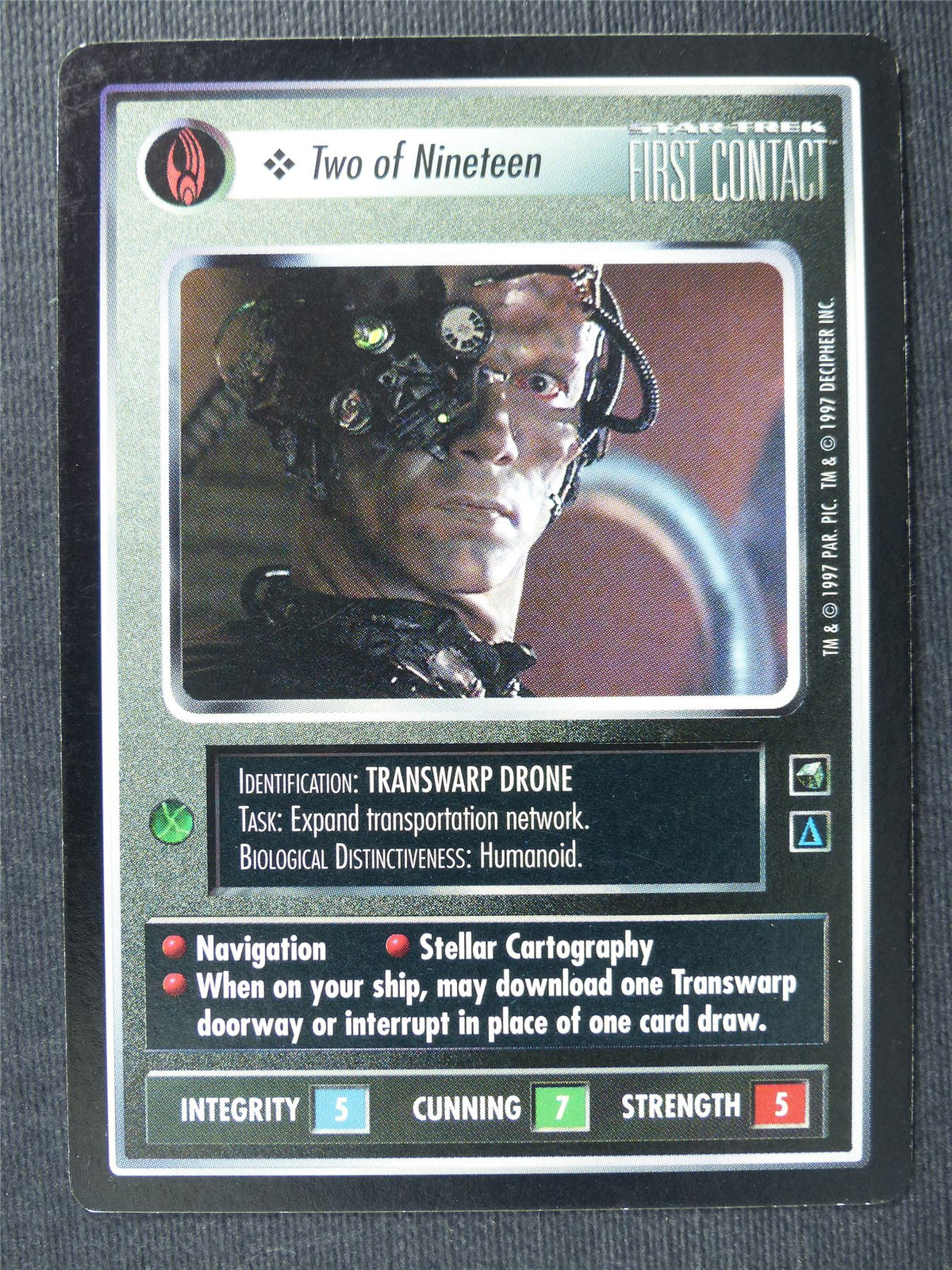 Two of Nineteen - NG - Star Trek Cards #TK