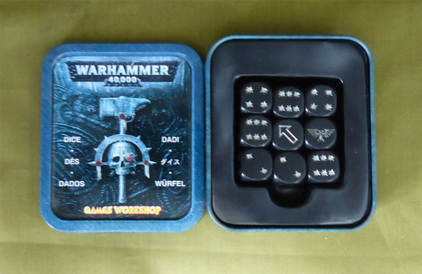 Warhammer Imperial Tin Dice Set - Warhammer 40K #3SM