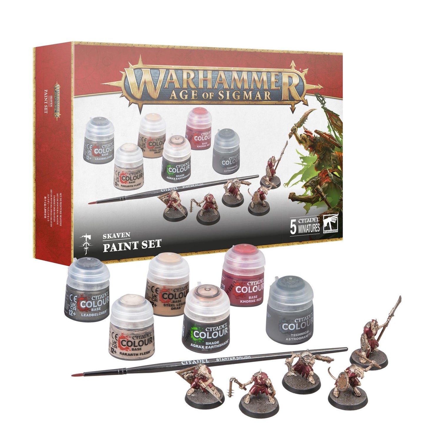 Paint Set - Skaven - Warhammer Age of Sigmar - Available from 10/08/24