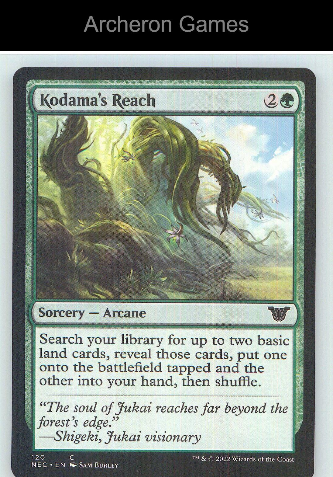 Kodama's Reach NEC 120 C MTG Card NM/EX+
