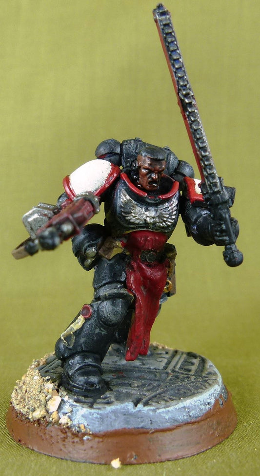 Kitbashed Lieutenant - Black Templars - Painted - Warhammer AoS 40k #WC