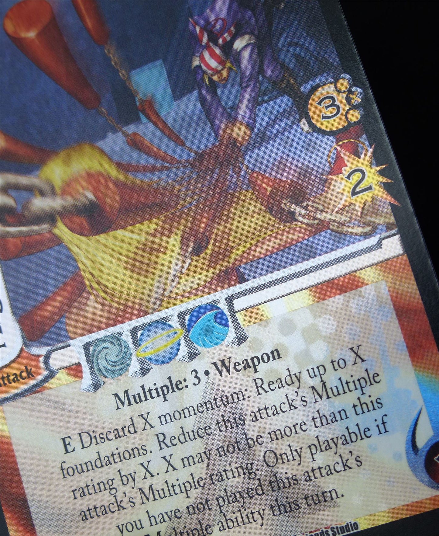 Mighty Whirlwind misprint Foil SNK02 05/99 - UFS Card #2IO