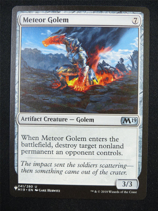 Meteor Golem - M19 - Cute to Brute - Mtg Card #1U1