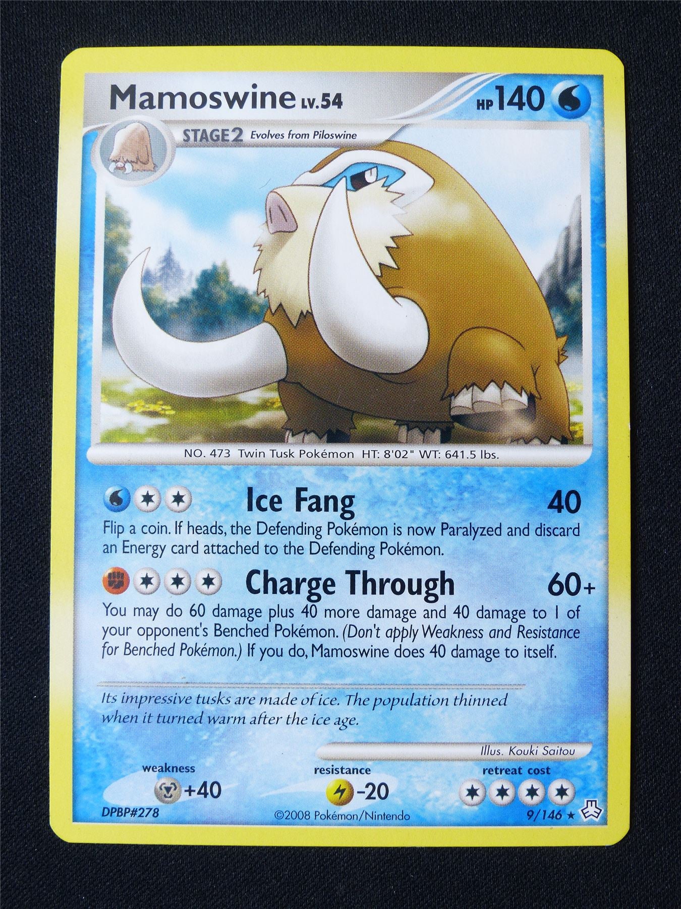 Mamoswine 9/146 - Pokemon Card #1BE