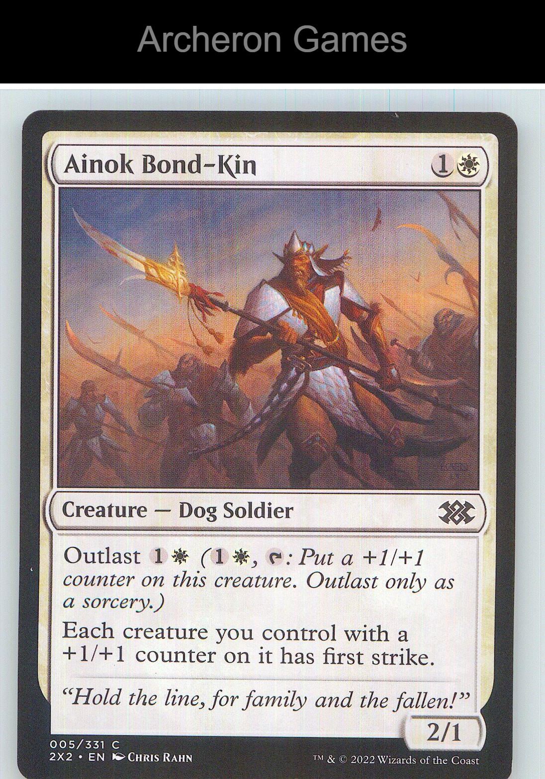 Ainok Bond-Kin 2X2 5 C MTG Card NM/EX+