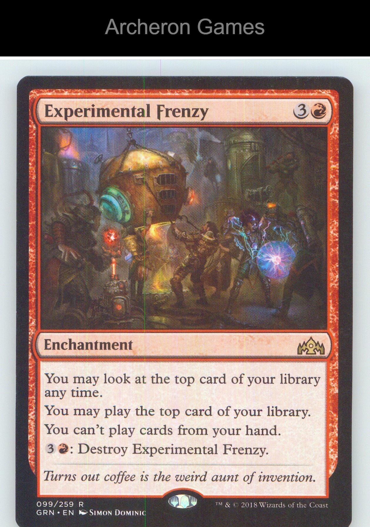 Experimental Frenzy GRN 99 R MTG Card NM/EX+