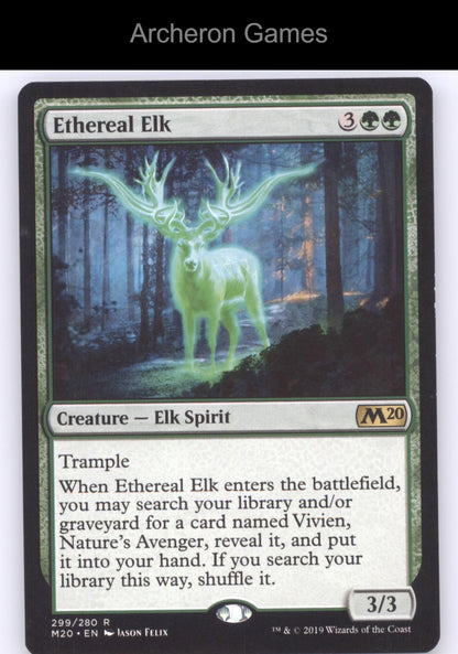 Ethereal Elk 299 R MTG Card Core Set 2020